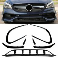 Voorspoiler pakket geschikt voor Mercedes CLA C117 en X117 model 2016 - 2019 met AMG-Line pakket 