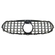 Glanzend zwarte grill met chromen accenten passend voor Mercedes E-Klasse W213 en S213 facelift model 2021 - 2023 met standaard voorbumper