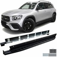 Treeplanken glanzend zwart passend voor Mercedes GLB-Klasse model vanaf 2019