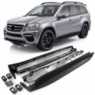 Treeplanken glanzend zwart passend voor Mercedes GL X164 model 2006 - 2012