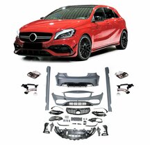 Sport look pakket inclusief front gril passend voor Mercedes A klasse W176 model 2012 - 2018