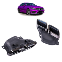 Chromen sierstukken passend voor Mercedes C-Klasse W205, S205, A205 en C205, E-Klasse W213, GLC X253 en C253 en GLE W166 en C292