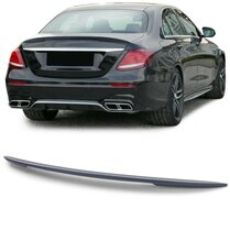 Glanzend zwarte spoiler passend voor Mercedes E-Klasse W213 sedan model 2016 - 2023