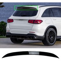 Glanzend zwarte spoiler aanzet passend voor Mercedes GLC X253 model vanaf 2015