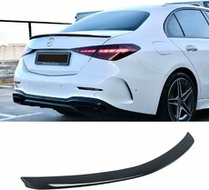 Glanzend zwarte spoiler passend voor Mercedes S-Klasse W223 model vanaf 2020 