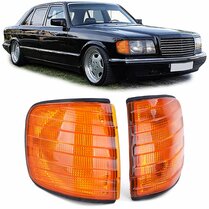 Knipperlichten oranje passend voor Mercedes S-Klasse W126 model 1979 - 1991