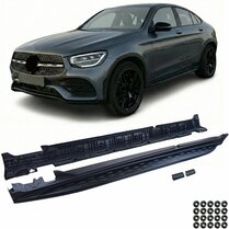 Treeplanken zwart passend voor Mercedes GLC-Klasse X253 en C253 model 2015 - 2022